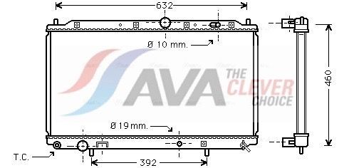 AVA COOLING SYSTEMS Chladič motora MT2116 Chladič motora AVA COOLING SYSTEMS 340-360 MT2116 lacné