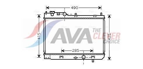 Køler, motorkøling AVA COOLING SYSTEMS MZ2214 AVA COOLING SYSTEMS MZ2214: Køler Mazda PREMACY 1999