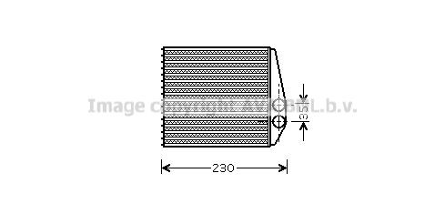 AVA COOLING SYSTEMS Εναλλάκτης θερμότητας, θέρμανση εσωτερικού χώρου OL6355 AVA COOLING SYSTEMS Εναλλάκτης θερμότητας OL6355 εμπειρία