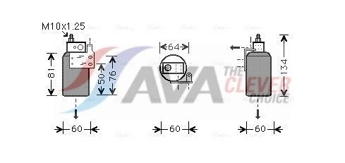 AVA COOLING SYSTEMS Tørfilter aircondition OLD143 Tørrer klimaanlæg AVA COOLING SYSTEMS Chevrolet AVEO OLD143