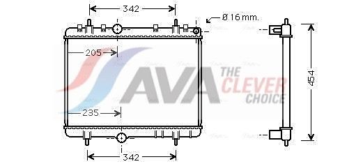 AVA COOLING SYSTEMS Radiateur PE2267 AVA COOLING SYSTEMS PE2267 Radiateur