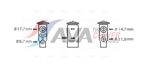 AVA COOLING SYSTEMS Valvola espansione climatizzatore RT1332 AVA COOLING SYSTEMS RT1332 Valvola di espansione climatizzatore Xsara prezzo