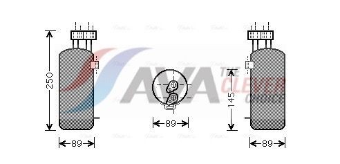 AVA COOLING SYSTEMS Tørker, klimaanlegg RTD330 AVA COOLING SYSTEMS RTD330 Ac tørker Megane II Sedan (LM) originale pris