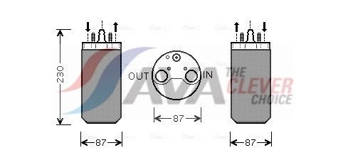 AVA COOLING SYSTEMS Vysúżač klimatizácie RTD350 RTD350 Osuszacz klimatyzacji AVA COOLING SYSTEMS RENAULT MASTER