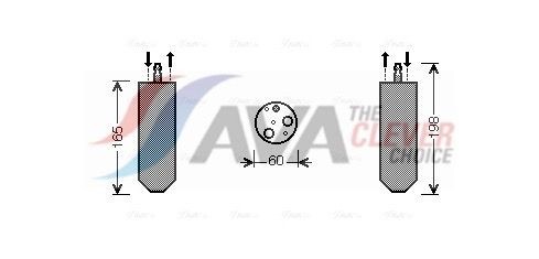 AVA COOLING SYSTEMS Kuivati, kliimaseade RTD364 AVA COOLING SYSTEMS RTD364 Kuivati kliimaseade Renault Master II Buss hind