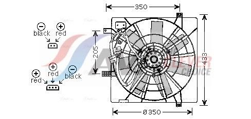 AVA COOLING SYSTEMS Kühlerlüfter SB7501 AVA COOLING SYSTEMS SB7501 Elektrolüfter Saab 900 Combi Kosten