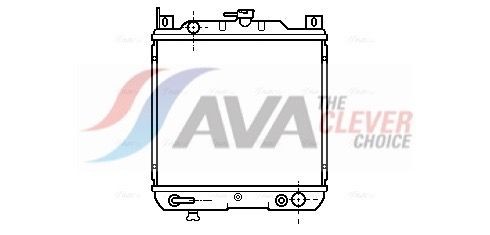 AVA COOLING SYSTEMS Radiateur SZ2021 AVA COOLING SYSTEMS SZ2021 Radiateur van de motor Suzuki Swift 2 prijs