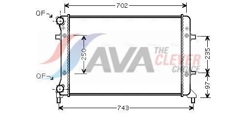 AVA COOLING SYSTEMS Αφυγραντήρας, σύστ. κλιματισμού SZD096 Afigrantiras AVA COOLING SYSTEMS Fiat STILO SZD096