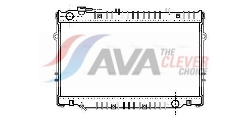AVA COOLING SYSTEMS Radiateur du moteur TO2221 AVA COOLING SYSTEMS TO2221 Radiateur moteur Toyota Land Cruiser 80 prix