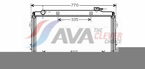 AVA COOLING SYSTEMS Radiateur du moteur TO2377 AVA COOLING SYSTEMS TO2377 Module de refroidissement Toyota Land Cruiser 80 prix