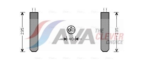 AVA COOLING SYSTEMS Klimatrockner TOD017 TOD017 AVA COOLING SYSTEMS MAZDA Klimatrockner