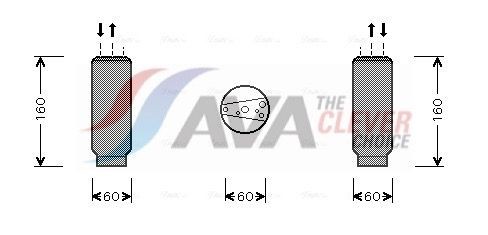 AVA COOLING SYSTEMS Vysúżač klimatizácie TOD024 TOD024 AVA COOLING SYSTEMS Osuszacz klimatyzacji Toyota lacné