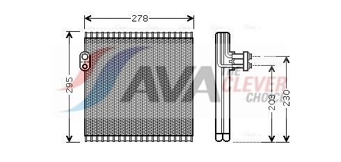 Fordamper, klimaanlegg AVA COOLING SYSTEMS TOV485 AVA COOLING SYSTEMS TOV485 Ac fordamper Toyota LAND CRUISER 2004
