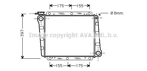 AVA COOLING SYSTEMS Radiators, Motora dzesēšanas sistēma VO2006 AVA COOLING SYSTEMS VO2006 Dzesēšanas radiatori Volvo 343 cena