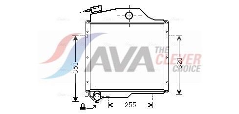 AVA COOLING SYSTEMS Radiators, Motora dzesēšanas sistēma VO2024 AVA COOLING SYSTEMS VO2024 Ūdens radiatori Volvo 343 cena