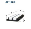 FILTRON | Filtro de ar AP102/6 para HONDA Accord VIII Sedan (CU) baratas online