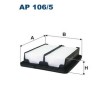 FILTRON | Filtro de ar AP106/5 para HONDA Jazz III Hatchback (GE) baratas online