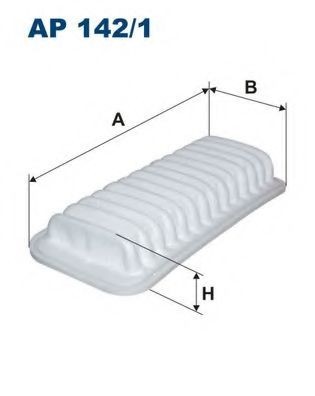 SAKURA Luftfilter S1713950 CITROЁN luftfilter SAKURA S1713950