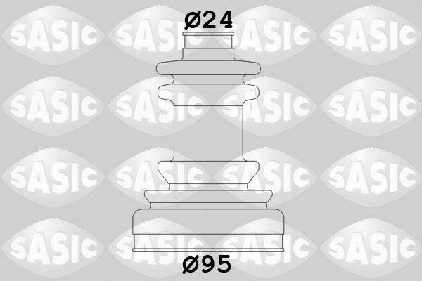 SASIC Jeu de joint-soufflet, arbre de commande 2933423 Peugeot 806 Kit soufflet de cardan SASIC 2933423