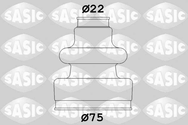 SASIC Asmanchetten set 2933593 2933593 Asmanchet SASIC MINI Cabrio