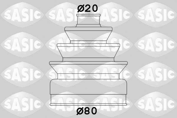 SASIC Asmanchetten set 2933833 Peugeot 504 Asmanchet SASIC 2933833