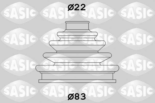 SASIC Jogo de foles, veio de transmissão 4003437 SASIC 4003437 Fole do eixo de transmissão Renault Trafic Minibus T5 baratos