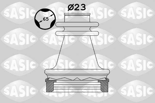 SASIC Asmanchetten set 4003472 Mini Cabrio Aandrijfashoes SASIC 4003472
