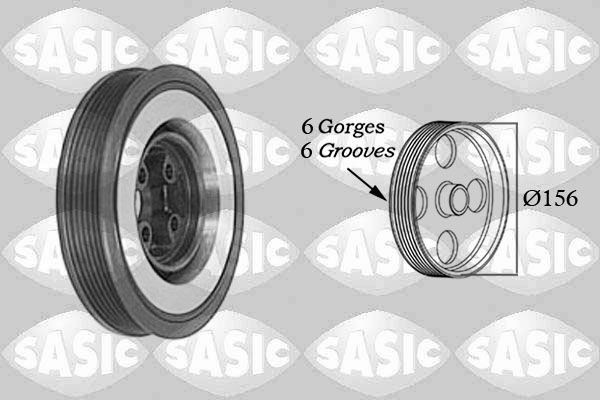 SASIC Remskive, veivaksel 9001802 Remskive veivaksel SASIC NEW BEETLE 9001802 billige