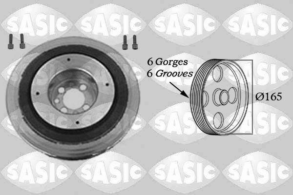 SASIC Riemenscheibe, Kurbelwelle 9001813 9001813 Kurbelwellenscheibe MITSUBISHI L300 / DELICA SASIC kaufen
