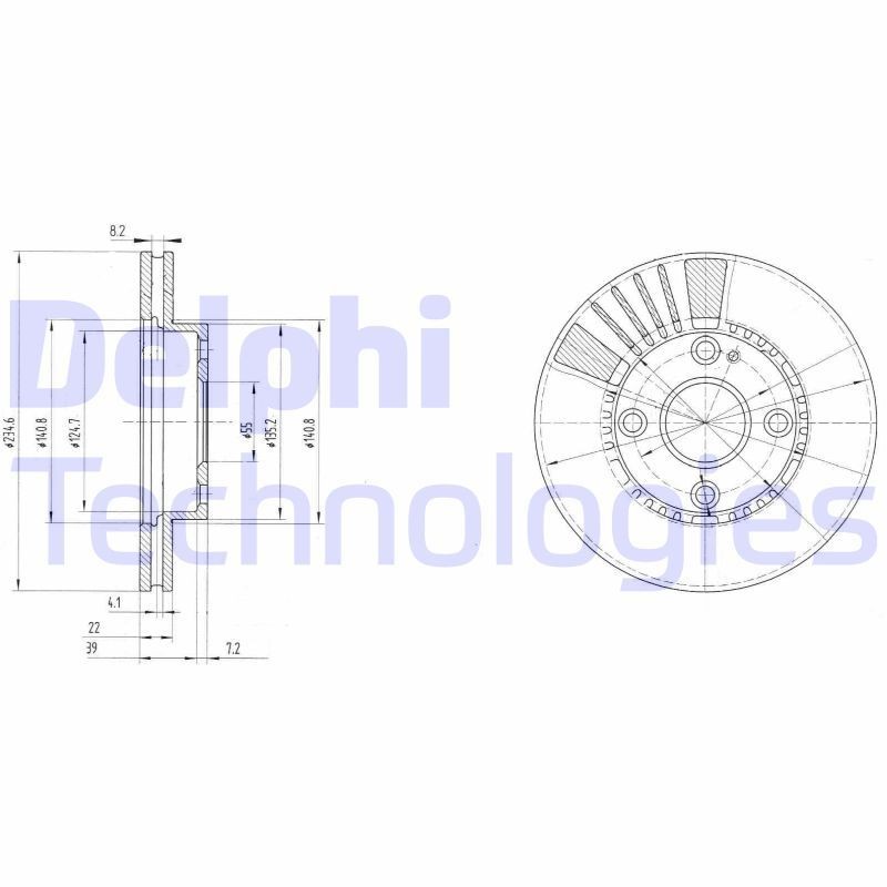 DELPHI Piduriketas BG3508 DELPHI BG3508 Piduriketas Mazda 323 F bj hind