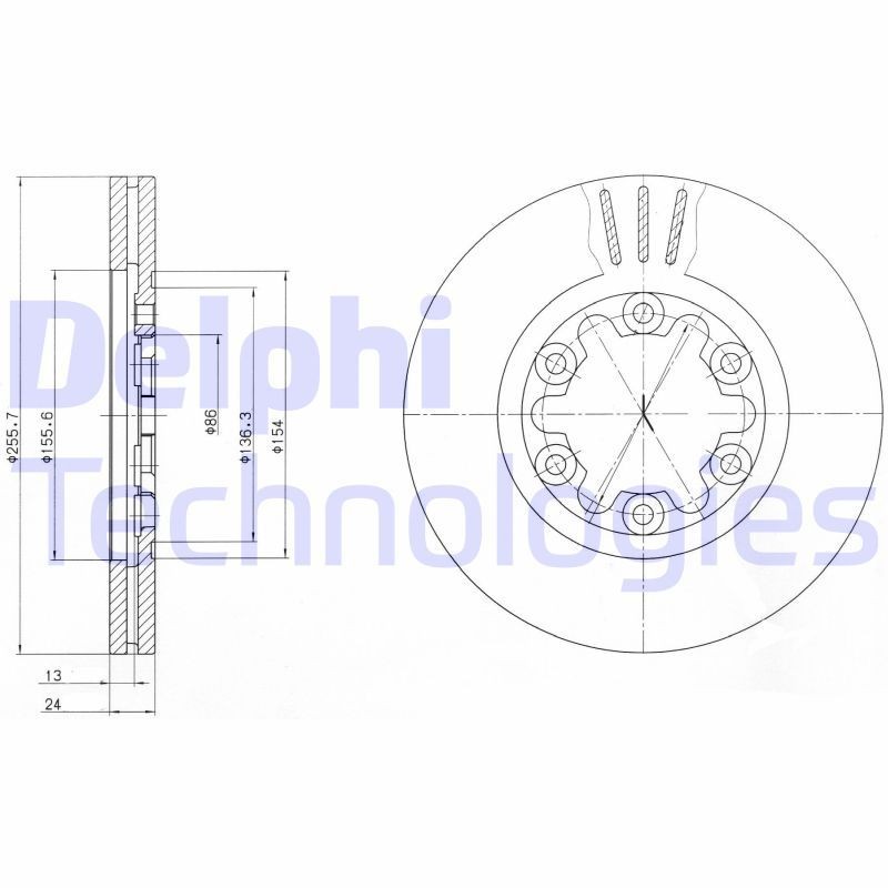 DELPHI Piduriketas BG3559 DELPHI BG3559 Piduriketas FORD Ranger Mk2 (ER, EQ) 3.0 4x4 148 hj 1999