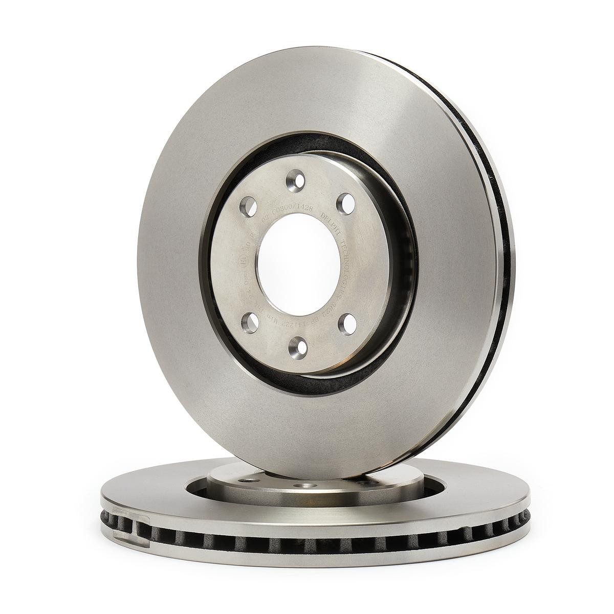 DELPHI Remschijf BG3622 DELPHI BG3622 Sportremschijven Citroen Xsara Picasso goedkoop