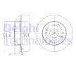 DELPHI | Disco de travão BG2666 para HONDA Accord V Sedan (CE, CF) baratas online