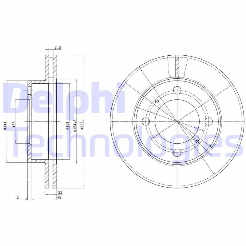 DELPHI Jarrulevy BG2891 DELPHI BG2891 Toyota Corolla E11 Compact jarrulevyt hinta