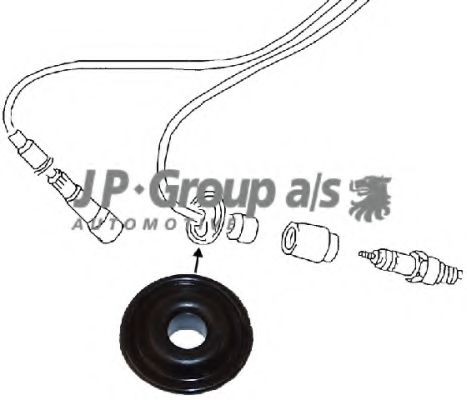 JP GROUP Pakking, bougieschacht 8192000206 Pakking, kleppendeksel JP GROUP POLO 8192000206 goedkoop
