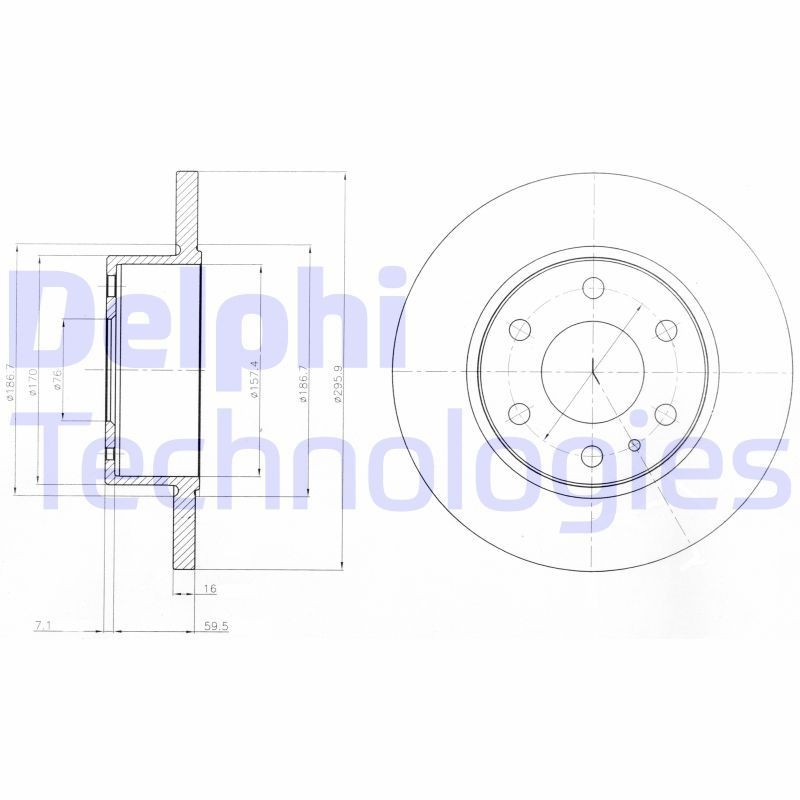 DELPHI Jarrulevy BG4164 BG4164 DELPHI Sport-jarrulevyt IVECO