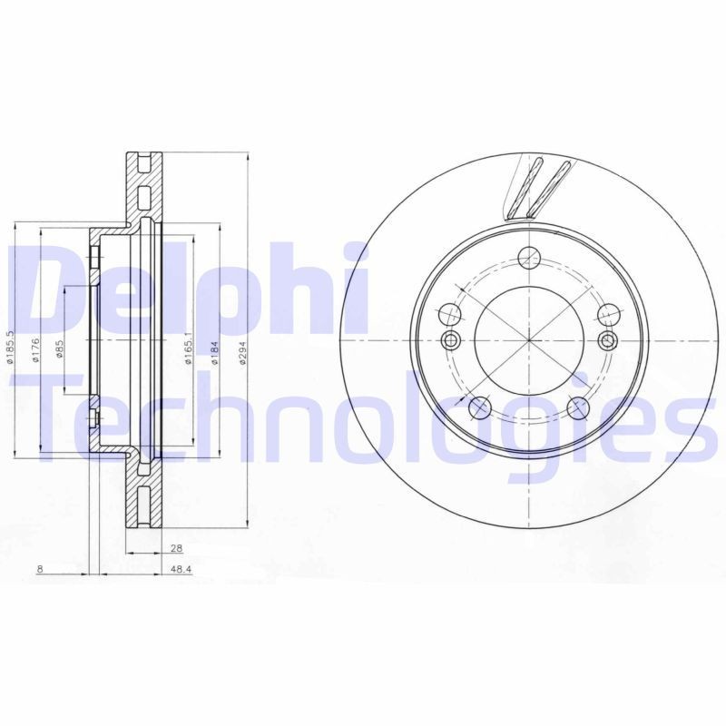 Bremsscheibe DELPHI BG4206 DELPHI BG4206 Bremsscheibe SSANGYONG REXTON 2016 Kosten