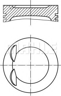 Stempel MAHLE 012 24 03 MAHLE 012 24 03: Motor stempel Opel FRONTERA 2000