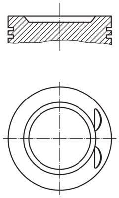 Stempel MAHLE 022 06 01 MAHLE 022 06 01 Motor stempel LADA NIVA 2016