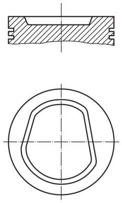 MAHLE Stempel 030 42 02 MAHLE 030 42 02 Motor stempel Seat Cordoba 6K5 billige