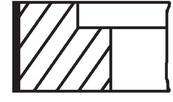MAHLE Kolbenringsatz 030 48 N1 030 48 N1 MAHLE Kolbenringe VW LT 46 Pritsche Kosten