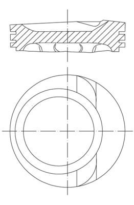 MAHLE Pistone motore 030 68 02 MAHLE 030 68 02 Pistone motore VW Vento 1h2 originali prezzo