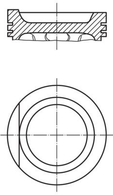 MAHLE Pistone motore 034 99 01 MAHLE 034 99 01 Pistone motore Golf 3 Station Wagon originale prezzo