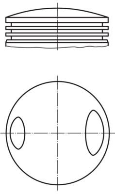 MAHLE Stempel 503 60 00 MAHLE 503 60 00 Motor stempel 959 Coupé originale pris