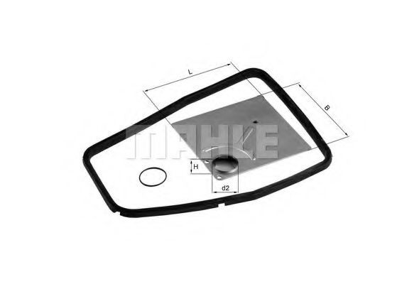 MAHLE Kit de filtre hydraulique, boîte automatique HX 88D MAHLE HX 88D Filtre de boite automatique BMW E36 à un prix avantageux