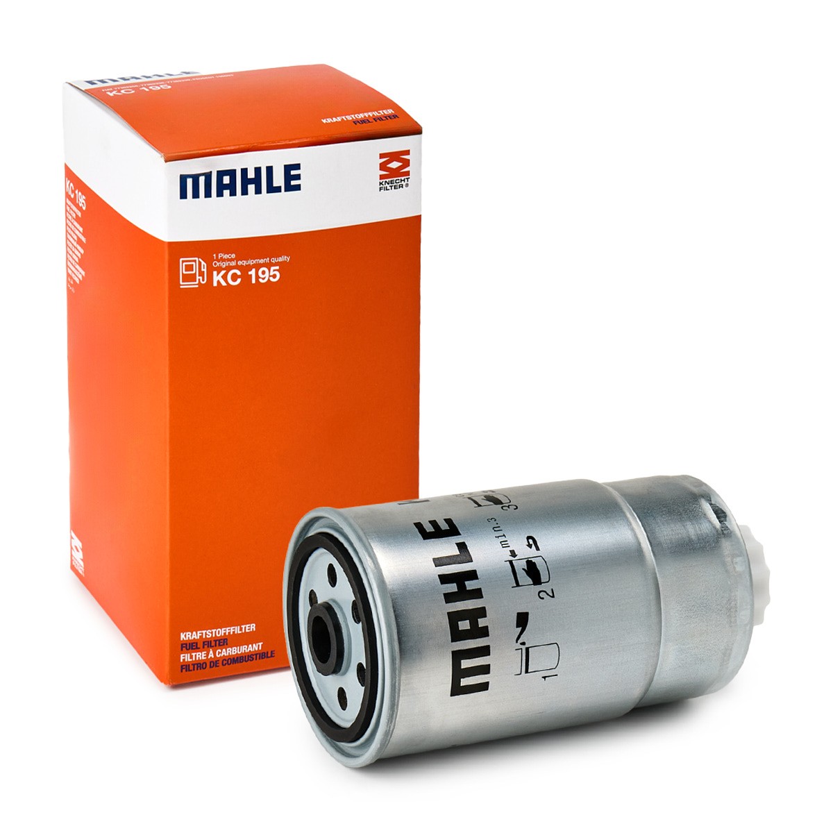 MAHLE Bränslefilter KC 195 MAHLE KC 195 Bränslefilter Fiat Stilo Kombi diesel och bensin
