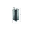 MAHLE ORIGINAL | Filtro de combustível KL 41 para HONDA Accord V Sedan (CE, CF) baratas online