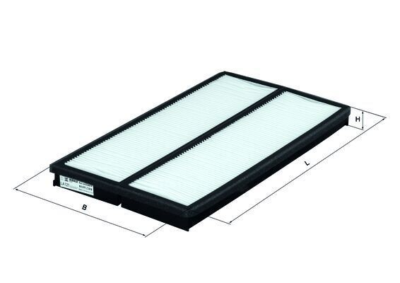 Interieurfilter MAHLE LA 121 MAHLE LA 121: Interieurluchtfilter Mercedes V-Klasse 2002