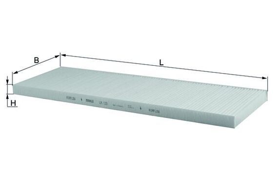 Φίλτρο, αέρας εσωτερικού χώρου MAHLE LA 123 MAHLE LA 123 Φίλτρο αέρα εσωτερικού χώρου JEEP GRAND CHEROKEE 2009