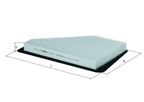 MAHLE Filtrs, Salona telpas gaiss LA 287 MAHLE LA 287 orģinālās Salona gaisa filtrs Mercedes W140 cena